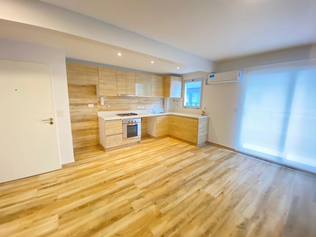 Vista de living y cocina